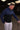 NINE BRIDGES NAVY AND BLACK 1/4 ZIP TOP