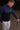 NINE BRIDGES NAVY AND BLACK 1/4 ZIP TOP