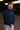 NARASHINO COUNTRY NAVY 1/4 ZIP TOP