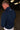 NARASHINO COUNTRY NAVY 1/4 ZIP TOP