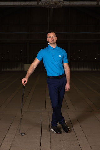 BERMUDA LINKS BLUE POLO SHIRT